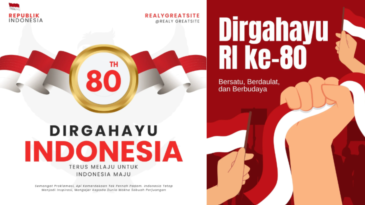 Link Poster 17 Agustus 2025 Gratis dan Cara Download, Pakai untuk Meriahkan HUT ke-80 RI