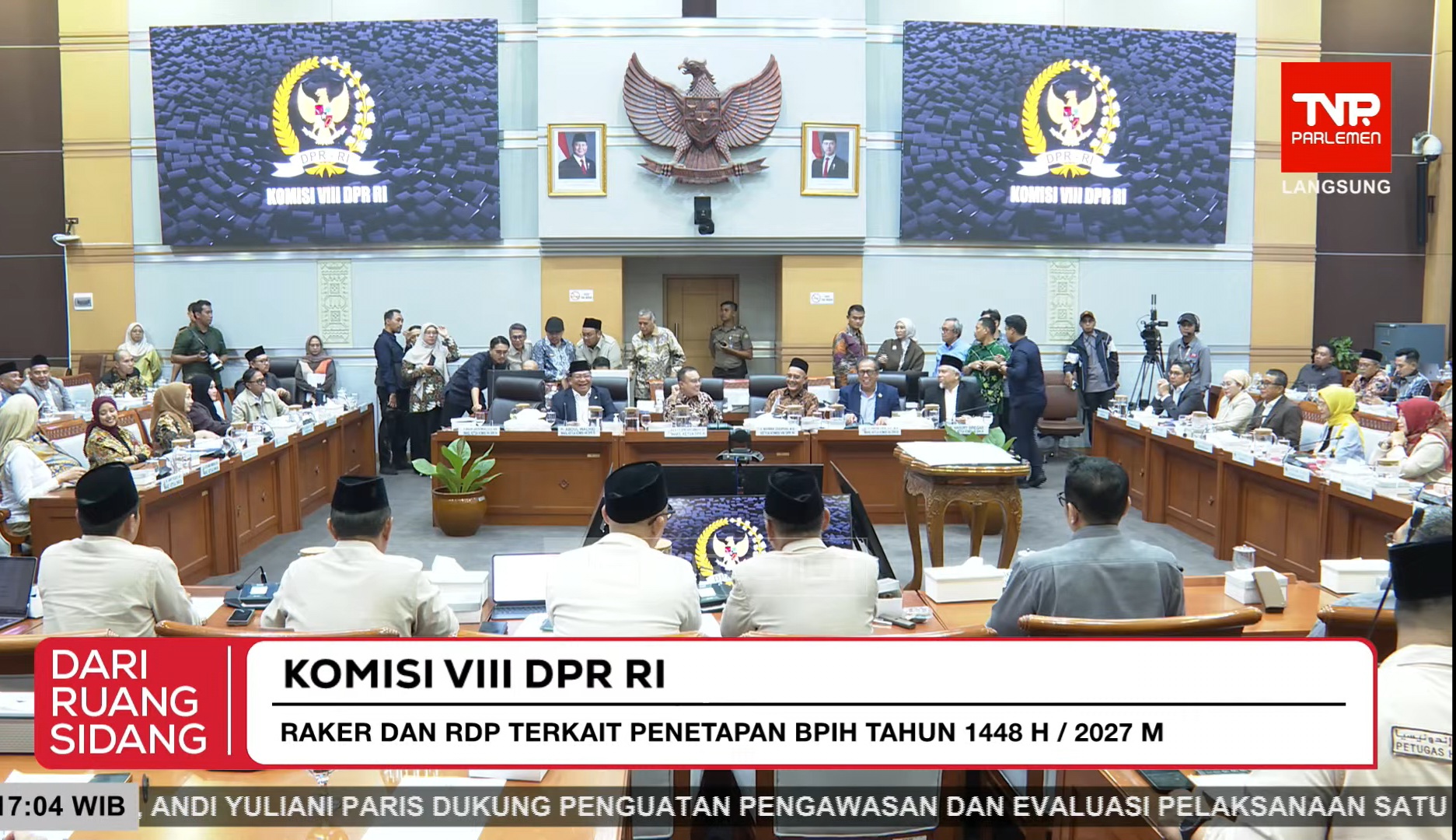 DPR dan Pemerintah Sepakati Biaya Haji 2027 Rp98,46 Juta per Jemaah