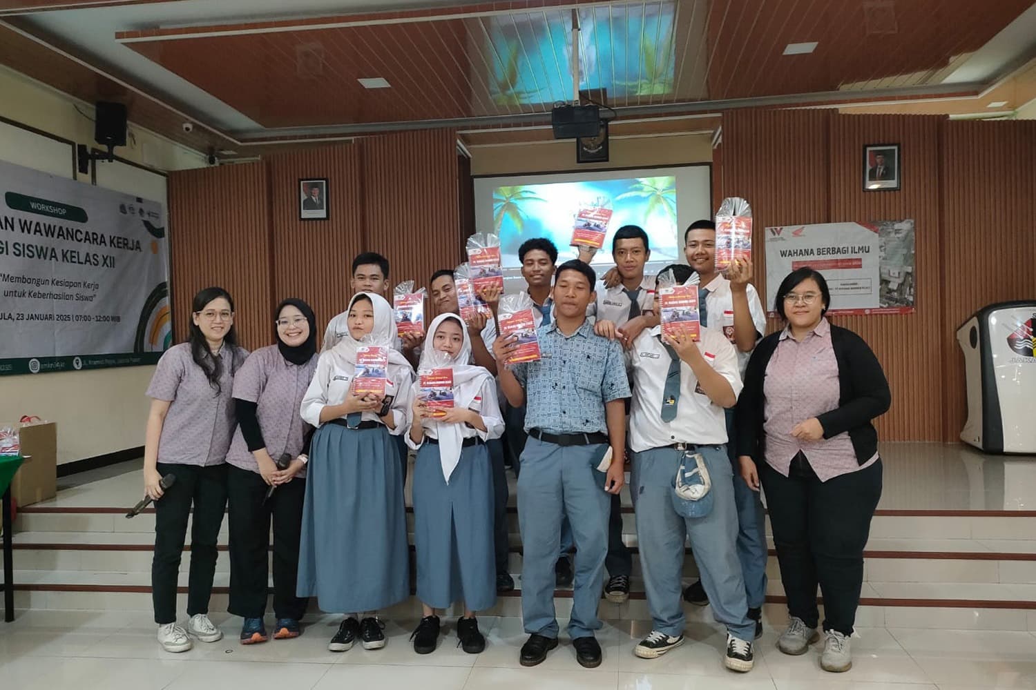 SMKN 34 Jakarta Dapat Edukasi Hadapi Dunia Kerja dari Wahana Honda