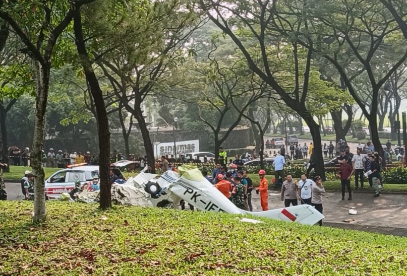 Kemenhub dan KNKT Bakal Investigasi  Penyebab Jatuhnya Pesawat Latih di BSD yang Menewaskan 3 Orang