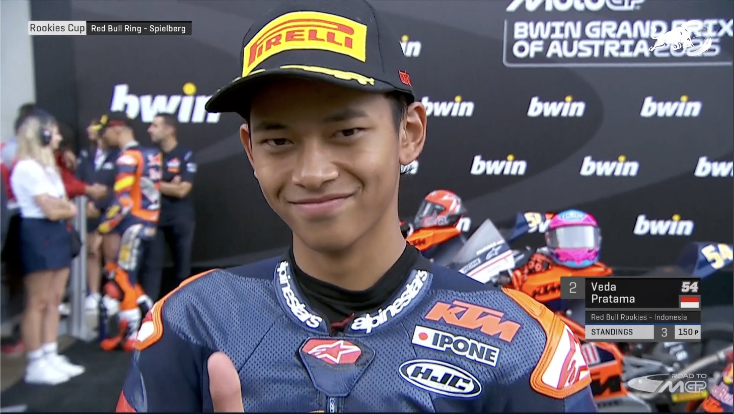 Drama Wet Race RBRC Austria 2025: Veda Ega Kalah Tipis 0,073 Detik dari Uriarte