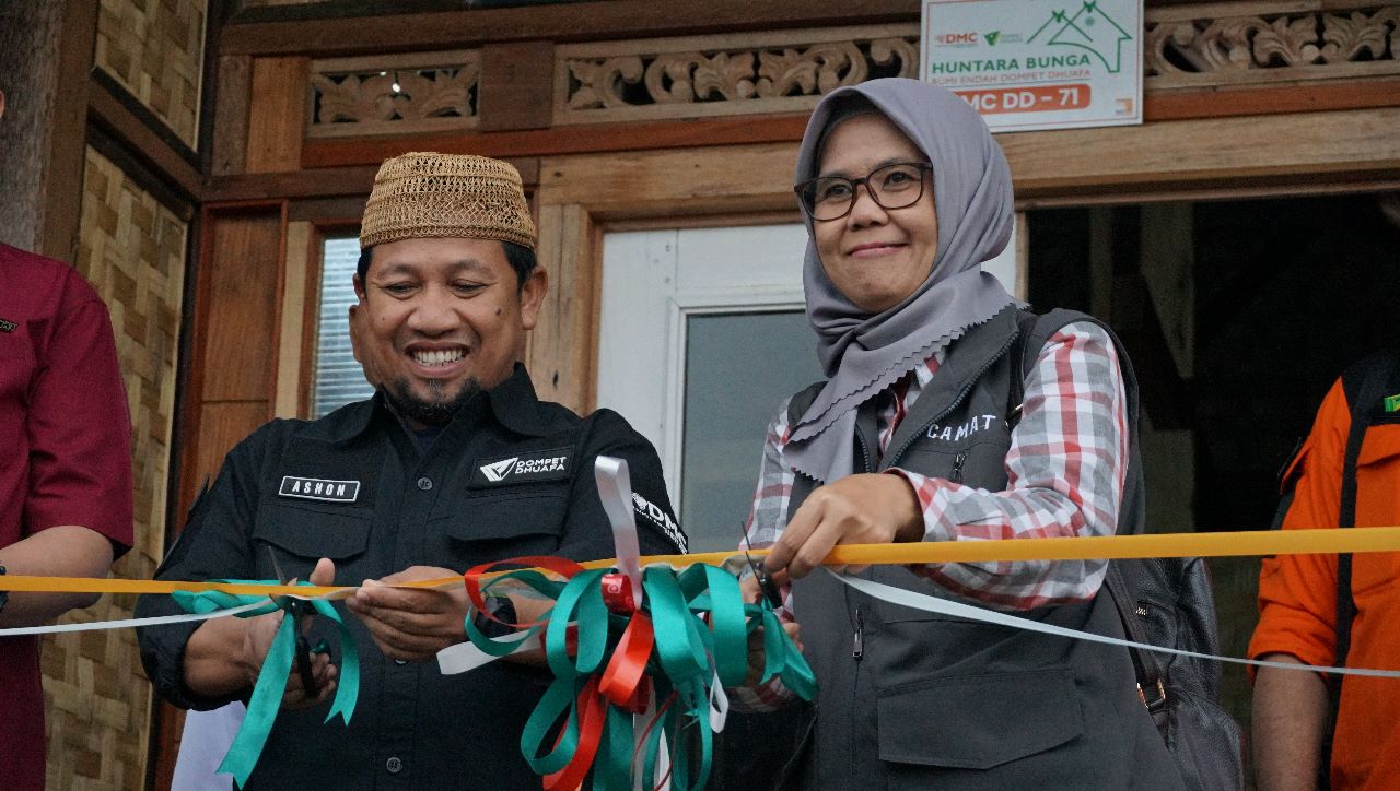 Ratusan Huntara Bunga Dompet Dhuafa Sasar Dua Desa, Senyum Ramadan Bagi Penyintas Gempa Cianjur