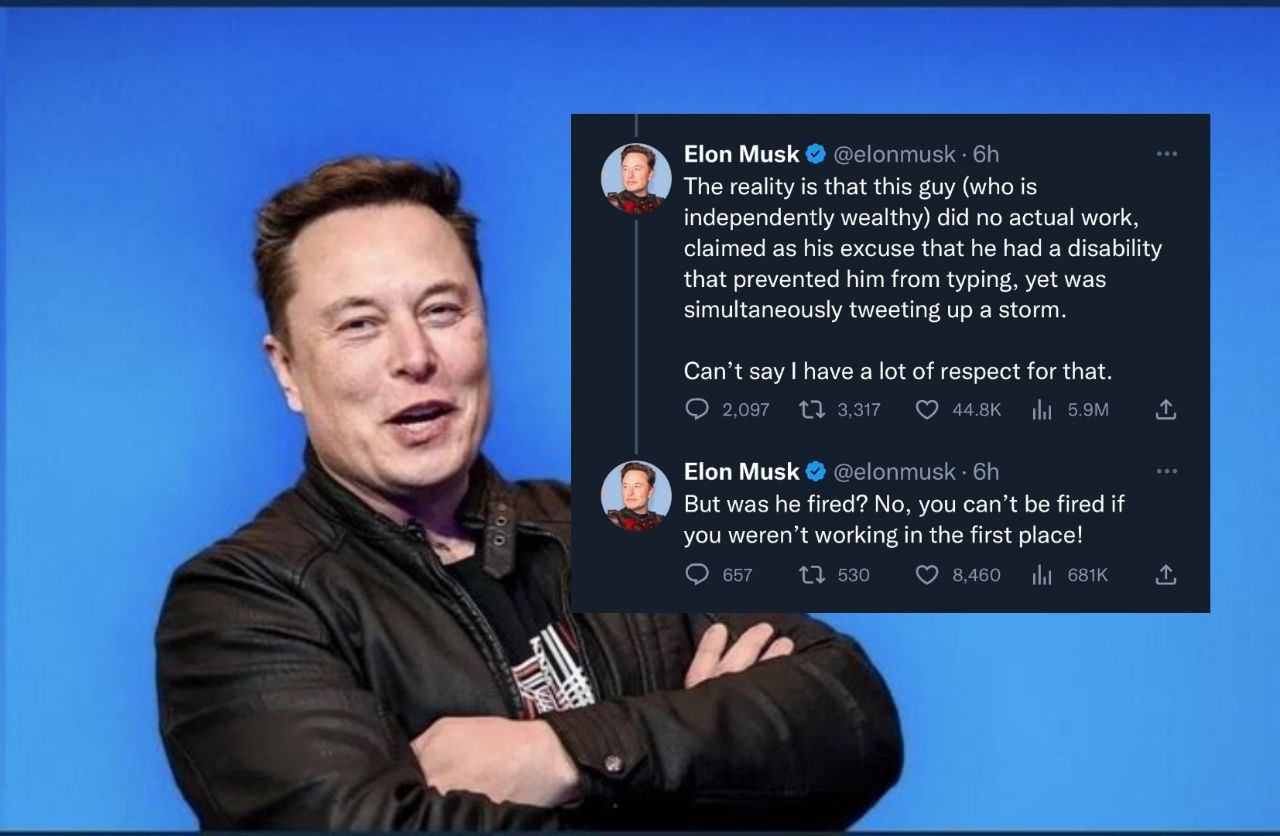 Bos Twitter Elon Musk Cemooh Karyawan Difabel