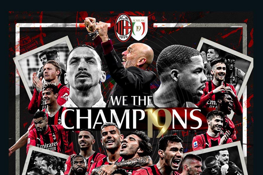 Juara Serie A: Penantian 11 Tahun AC Milan Terbalaskan, Pioli Terinspirasi Giana Anak Kobe Bryant  