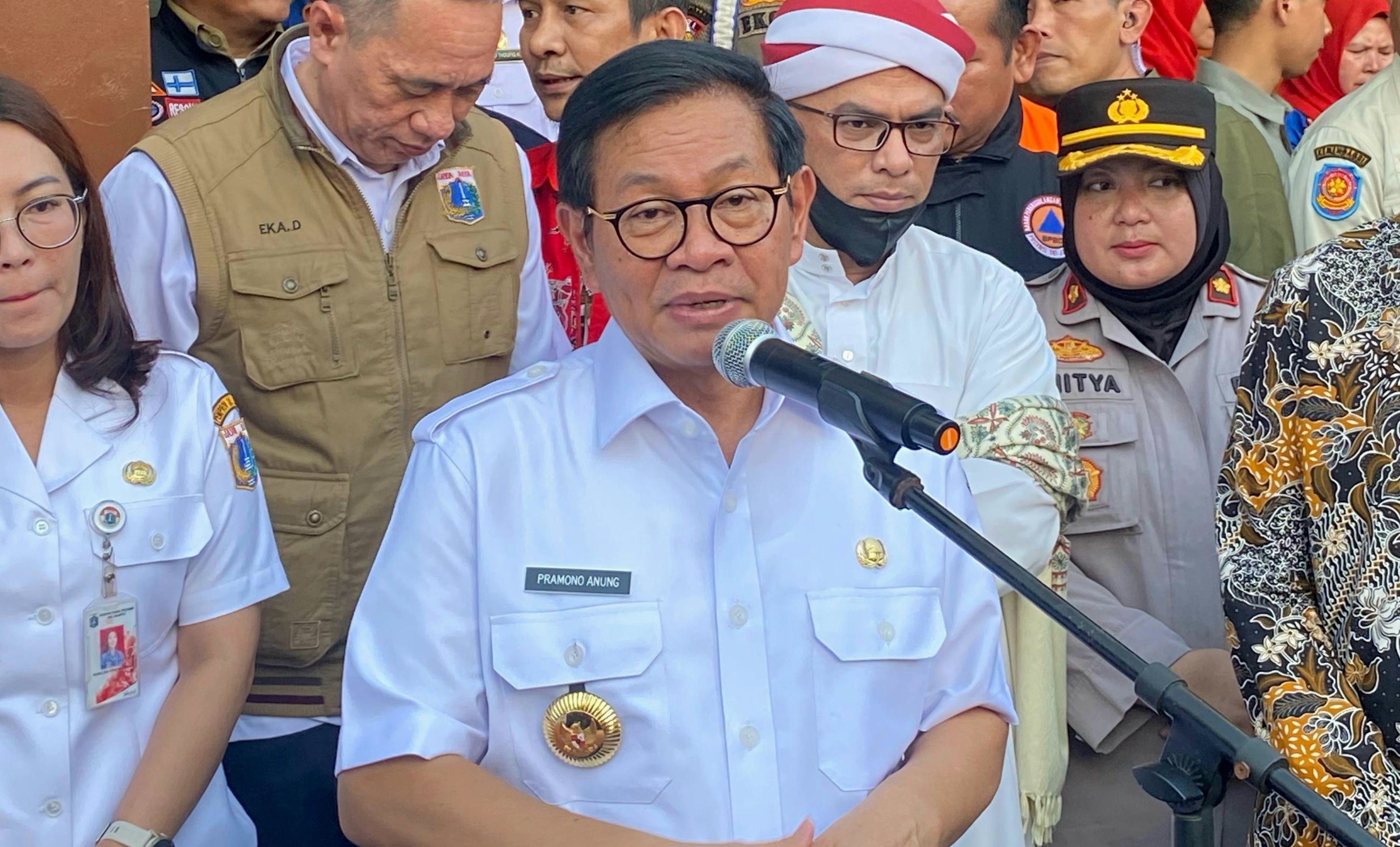 Pramono Pastikan Kondisi Jakarta Kembali Normal dari Banjir, Pintu Air Manggarai Sudah Siaga 4