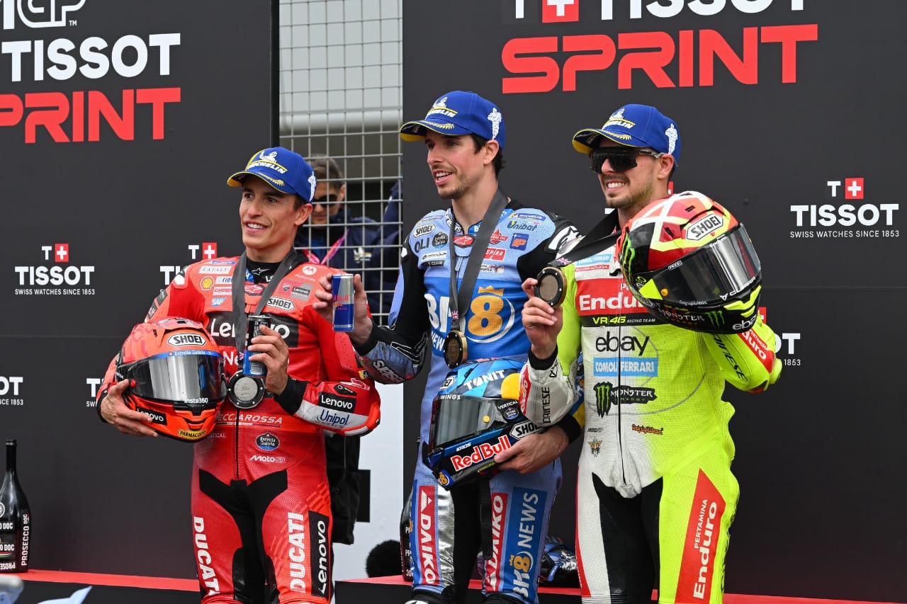 MotoGP Inggris: Alex Marquez Taklukkan Sprint Race Silverstone, Akhiri Dominasi Marc Marquez