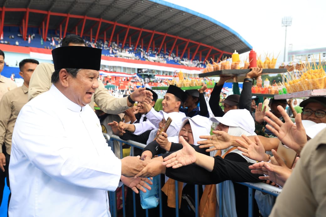 Prabowo di Hadapan Warga NU: Tidak Akan Mundur Selangkah Pun Berantas Korupsi