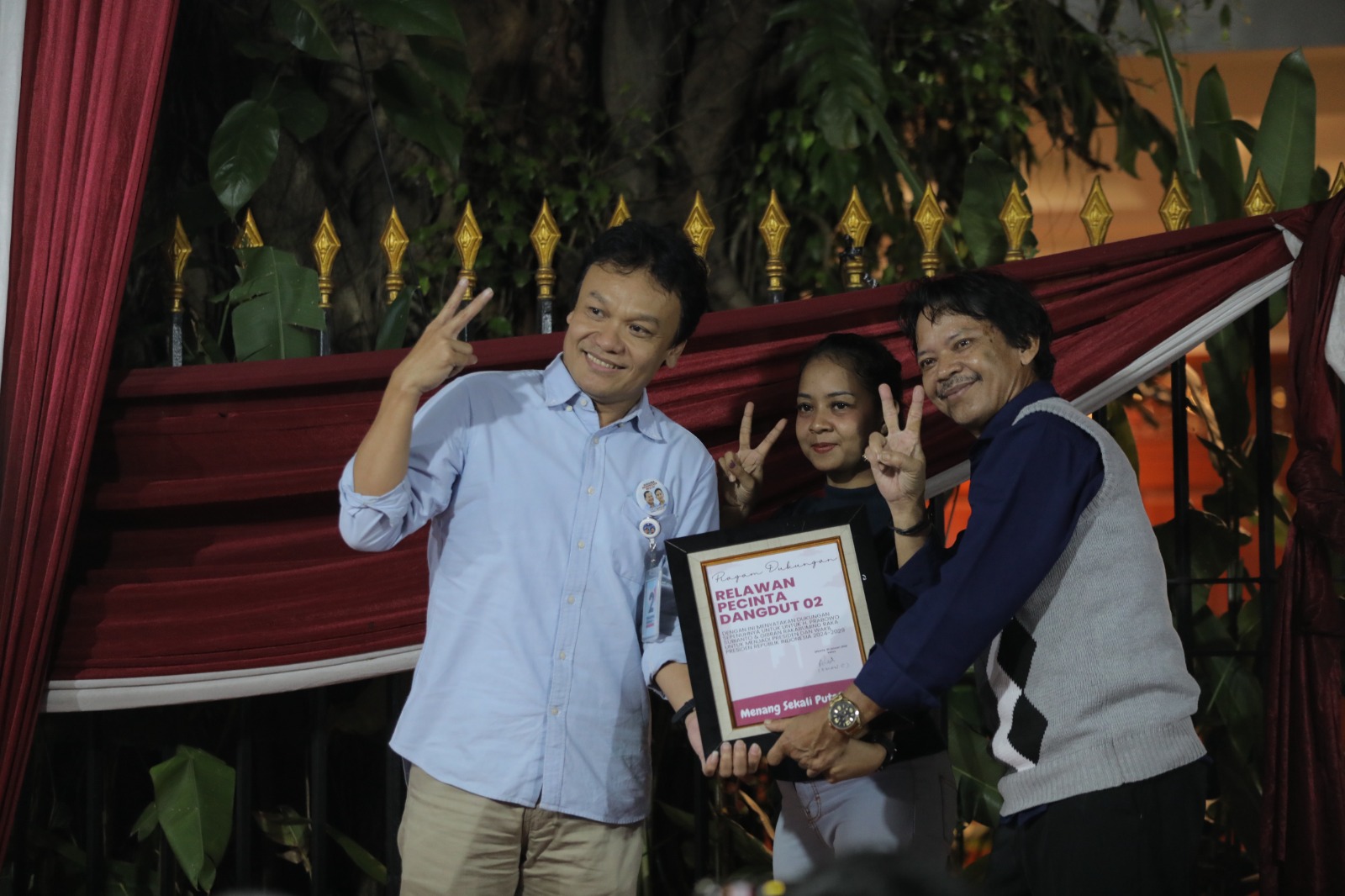Relawan Pencinta Dangdut 02 Deklarasikan Dukungannya Kepada Prabowo-Gibran, Berharap Pekerja Seni Diperhatikan