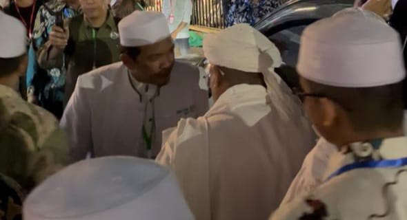 Habib Rizieq Tiba di Lokasi Reuni Akbar 212, Dikawal Ketat Laskar FPI