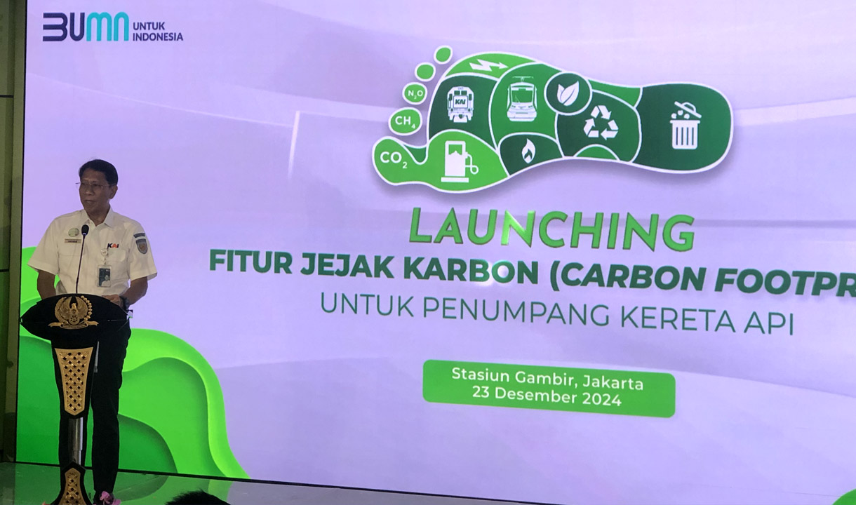 KAI Luncurkan Fitur Carbon Footprint, Terobosan Baru Wujudkan Nol Emisi 