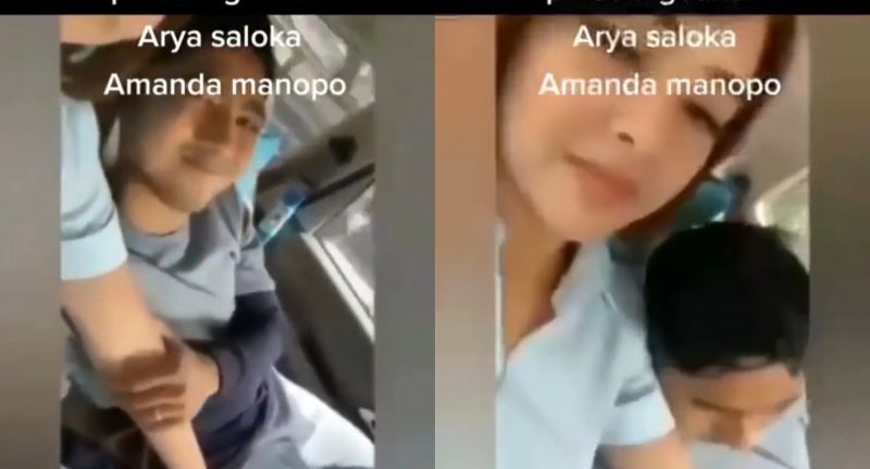 Viral, Video Arya Saloka Cium Mesra Tangan Amanda Manopo