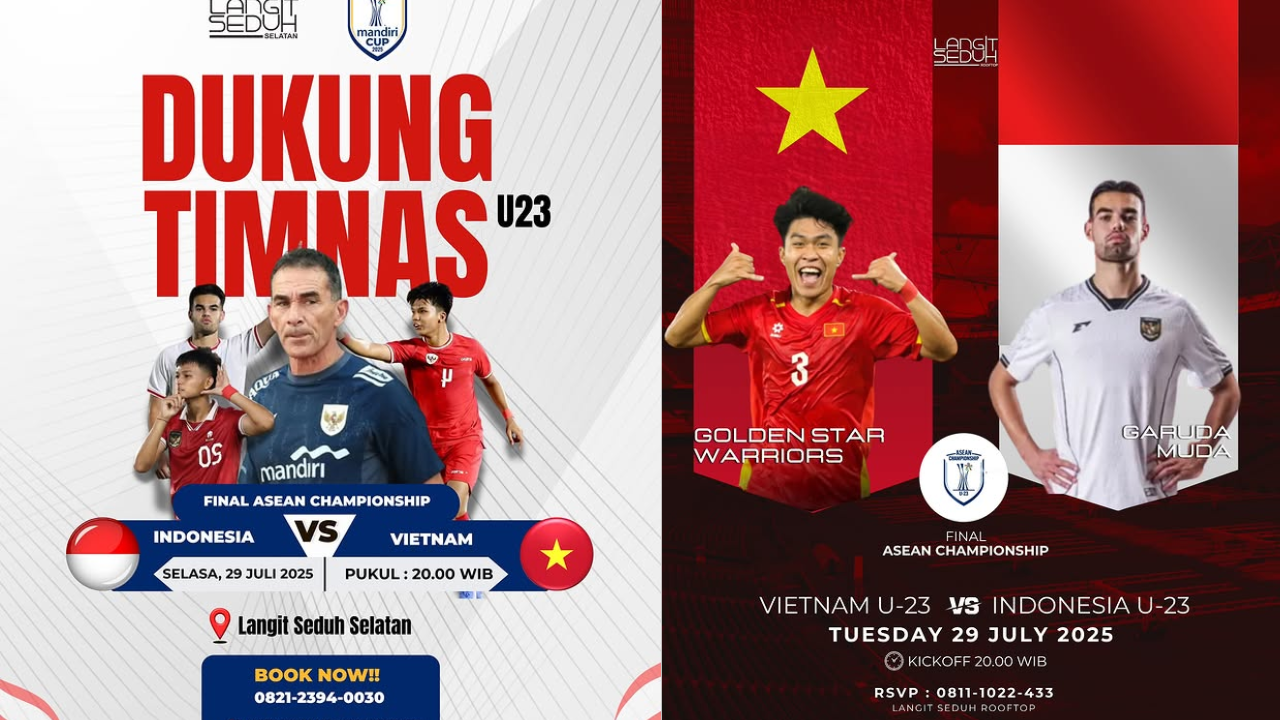 18 Lokasi Nobar Timnas Indonesia vs Vietnam di Jakarta, Dukung Garuda Muda Menang Piala AFF U-23