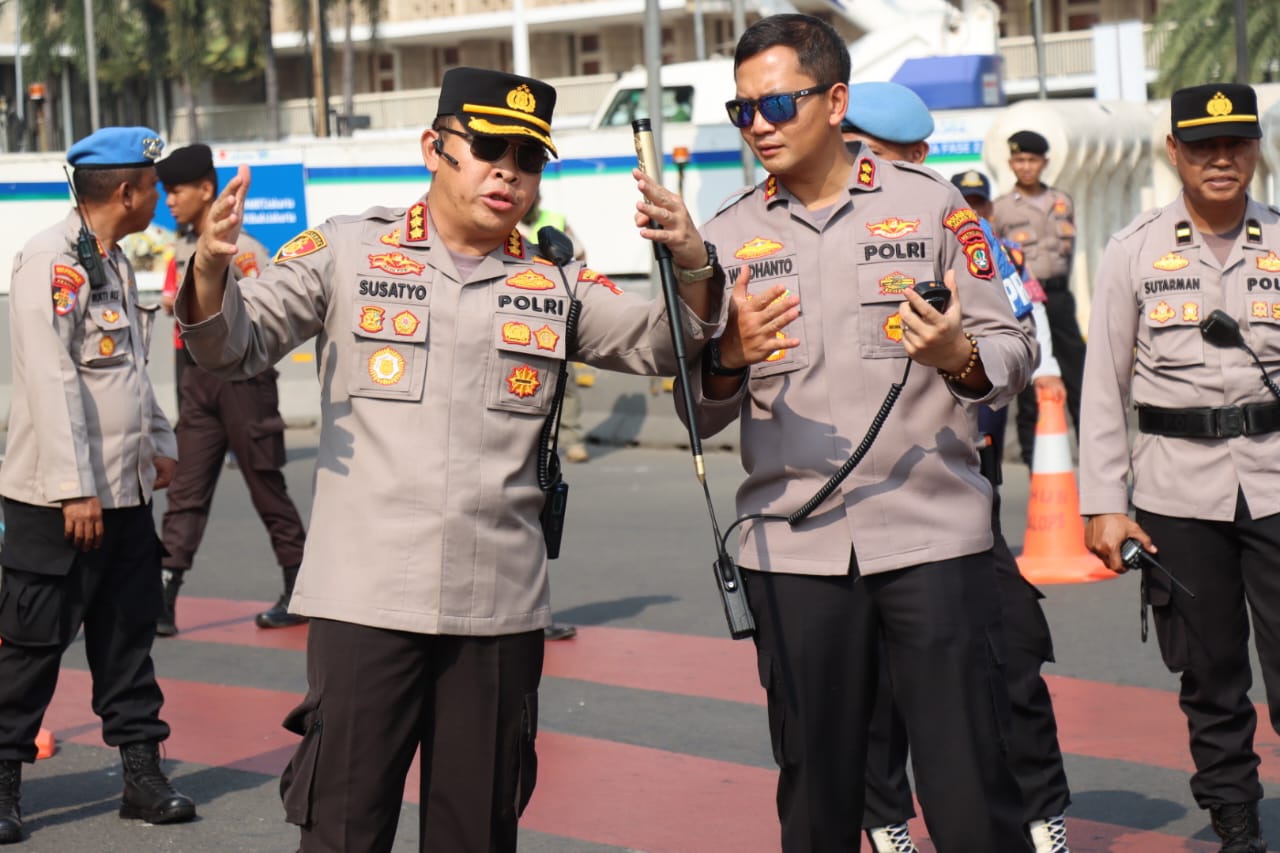 Polres Jakpus Siagakan Ratusan Personel Gabungan Disiagakan Amankan Kegiatan Paus Fransiskus