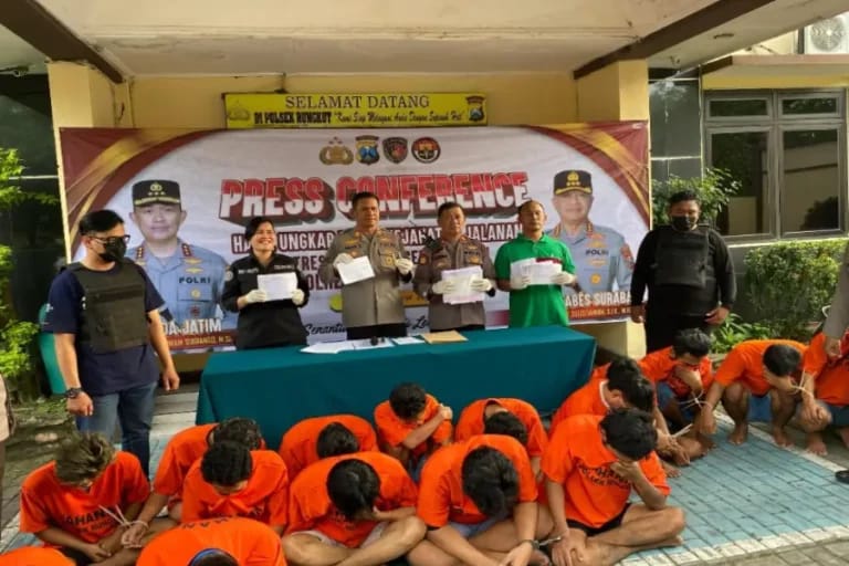 Pelaku Komplotan Curanmor di Surabaya Dibekuk, Begini Modus yang Dipakai Pelaku