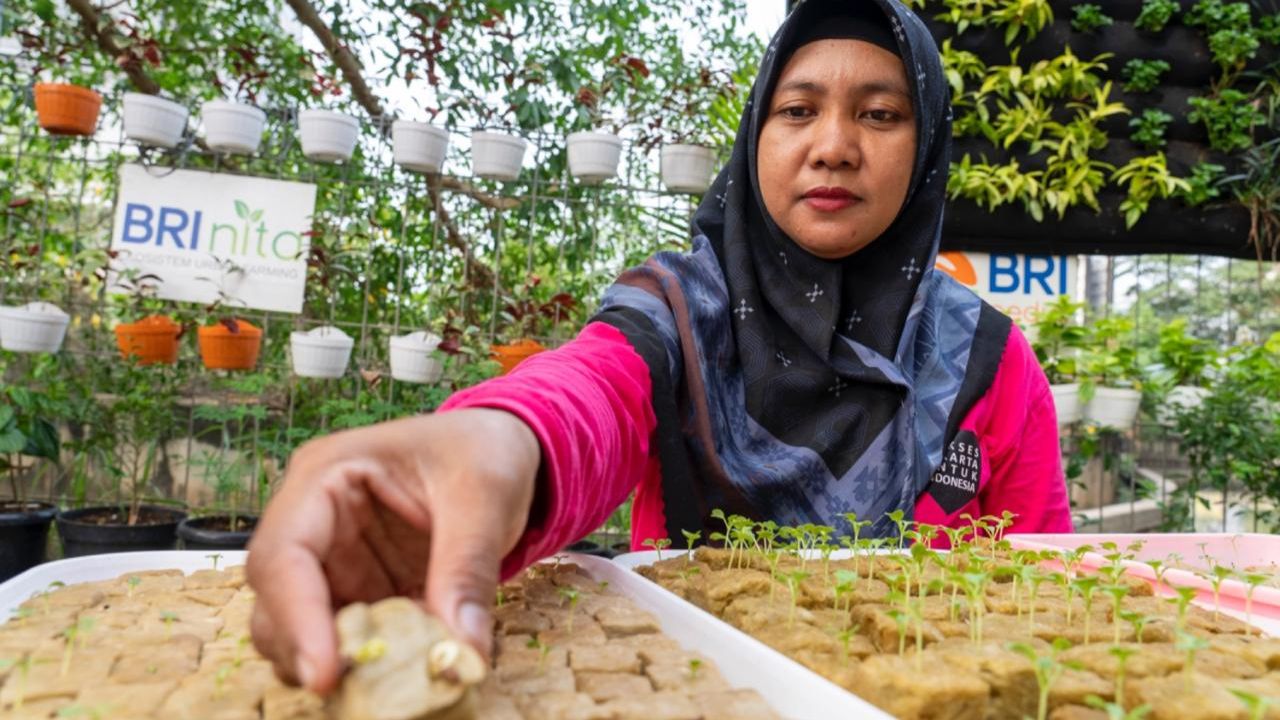 BRI Raih Penghargaan Sustainable Impact in Women-Led Urban Agriculture