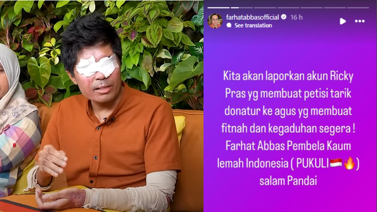 Petisi Cabut Uang Donasi Agus Salim Tembus 140 Ribu Tanda Tangan, Farhat Abbas Laporkan Akun Pembuat Petisi