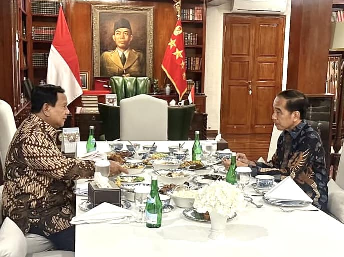 Jokowi Bertamu ke Kediaman Prabowo, Peluang Gabung Gerindra?