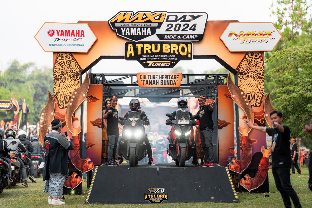 Intip Keseruan Turing Komunitas Jurnalis NMAX ke Maxi Yamaha Day Bandung 2024