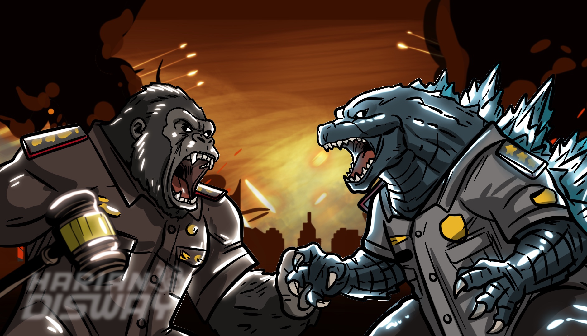 Kingkong vs Godzilla