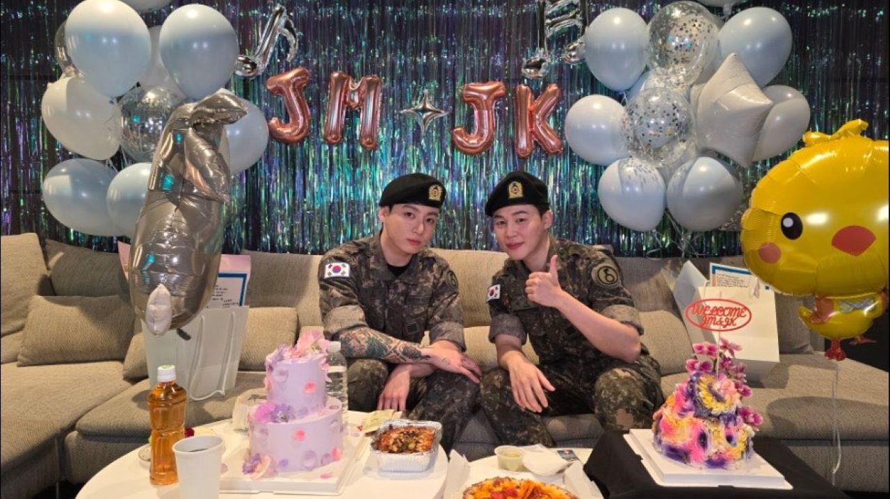 5 Momen Gemas Jimin dan Jungkook BTS sapa ARMY Usai Wamil, Jungkook Ngorok hingga Surprise J-Hope