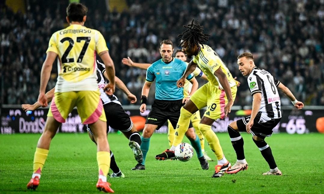 Udinese vs Juventus 0-2: Nyonya Tua Bangkit Meski Tanpa Pemain Kunci