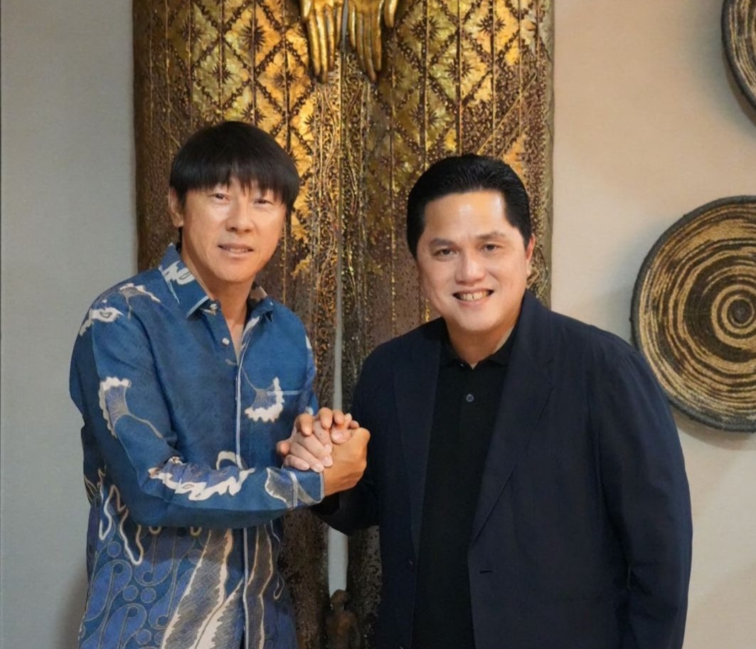 Erick Thohir Putuskan Nasib Shin Tae-yong di Timnas Indonesia, Selesai?