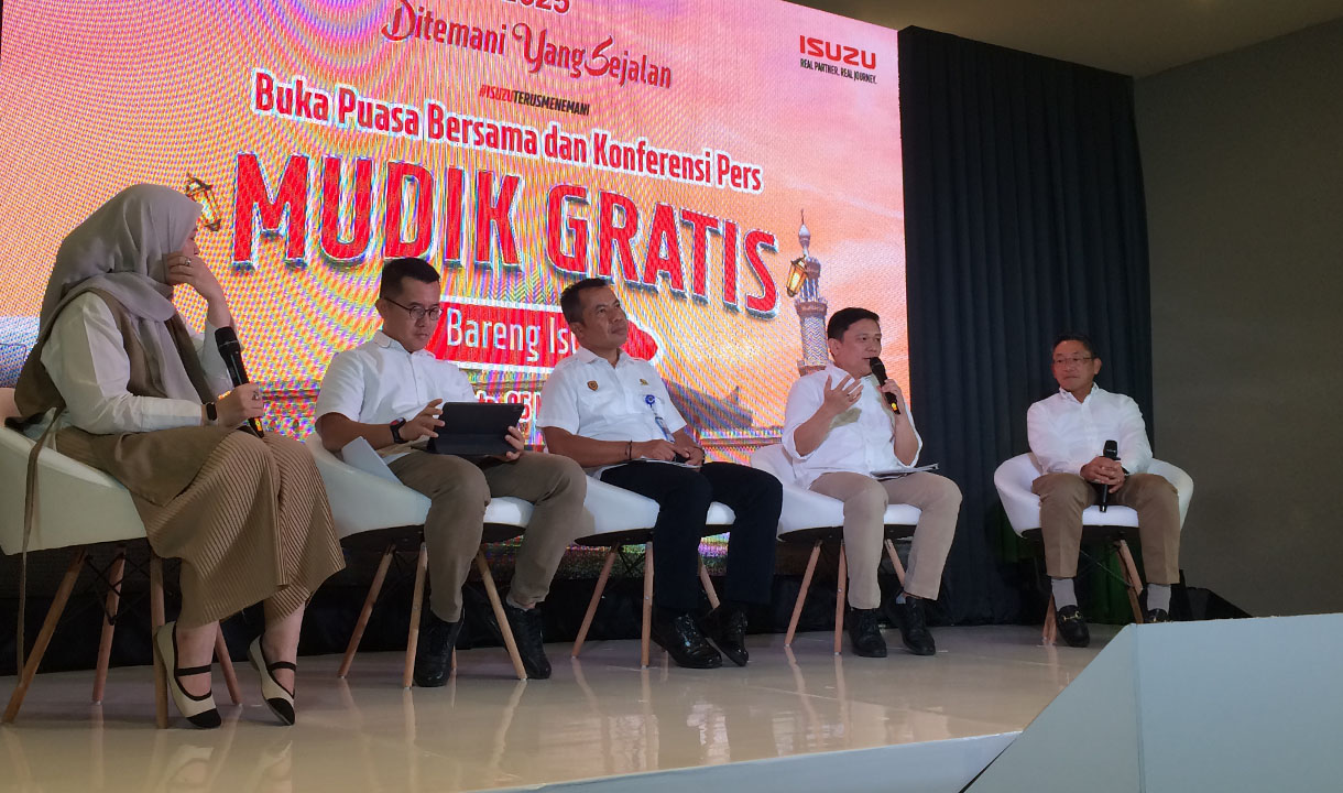 Mudik Gratis Isuzu Lebaran 2025, Nyaman Mudik 'DItemaniYangSejalan'