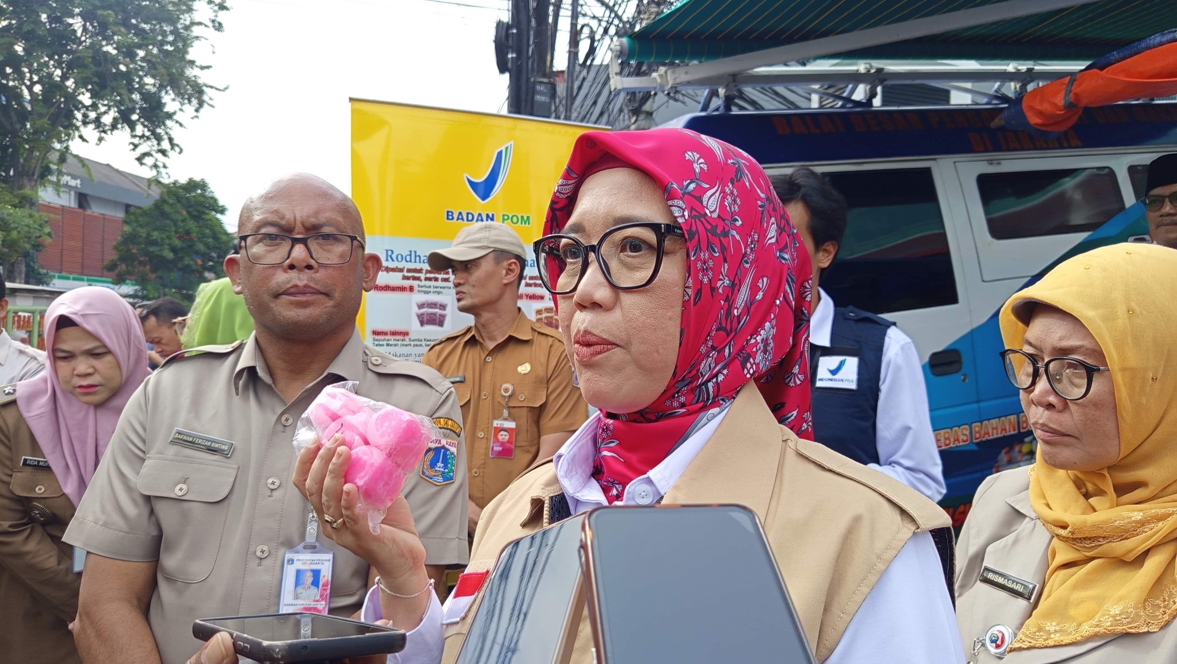 BBPOM Jakarta Sidak Bazar Takjil Benhil, Ini Temuannya