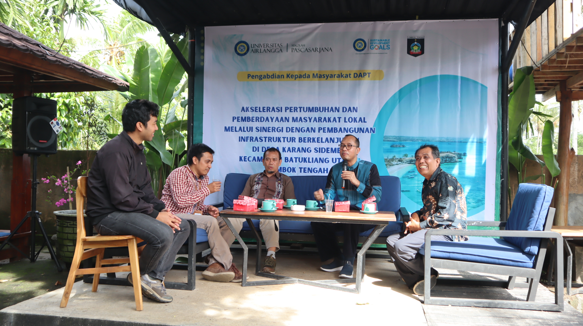 Pengabdian Masyarakat DAPT Unair: Kereta Gantung dan Mimpi Besar Desa Karang Sidemen, Lombok Tengah