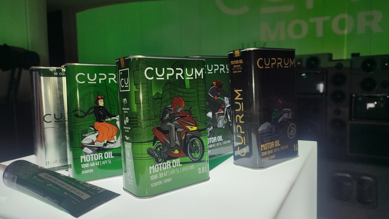 Cuprum Motor Oil, Oli Motor Formulasi Terbaru Untuk Performa dan Ketahanan Maksimal 