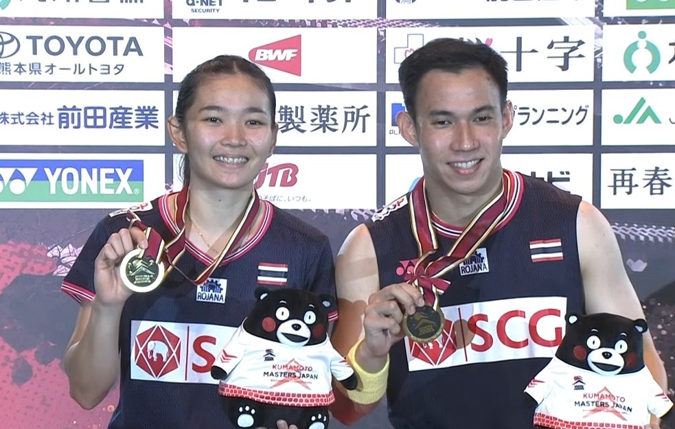 Hasil Final Kumamoto Masters 2024, Dechapol /Supissara Sukses Taklukkan Prancis