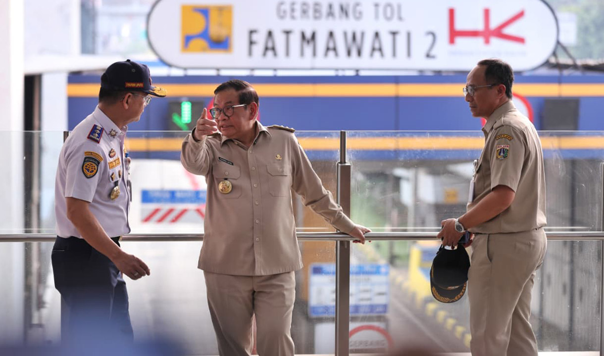 Tinjau Uji Coba Jalur Gratis Tol Fatmawati 2, Gubernur Pramono: Urai Macet Jalan TB Simatupang