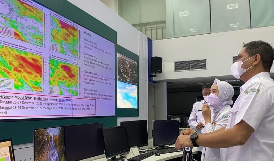 Tabur Garam, Operasi TMC Sukses Cegah Hujan di  Jabodetabek dan Jawa Barat pada Malam Tahun Baru