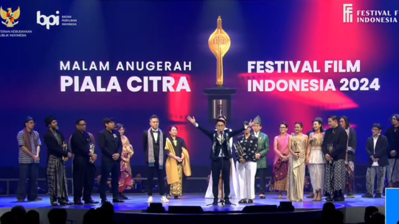 Daftar Pemenang Piala Citra FFI 2024, Jatuh Cinta Seperti di Film-Film Borong Penghargaan