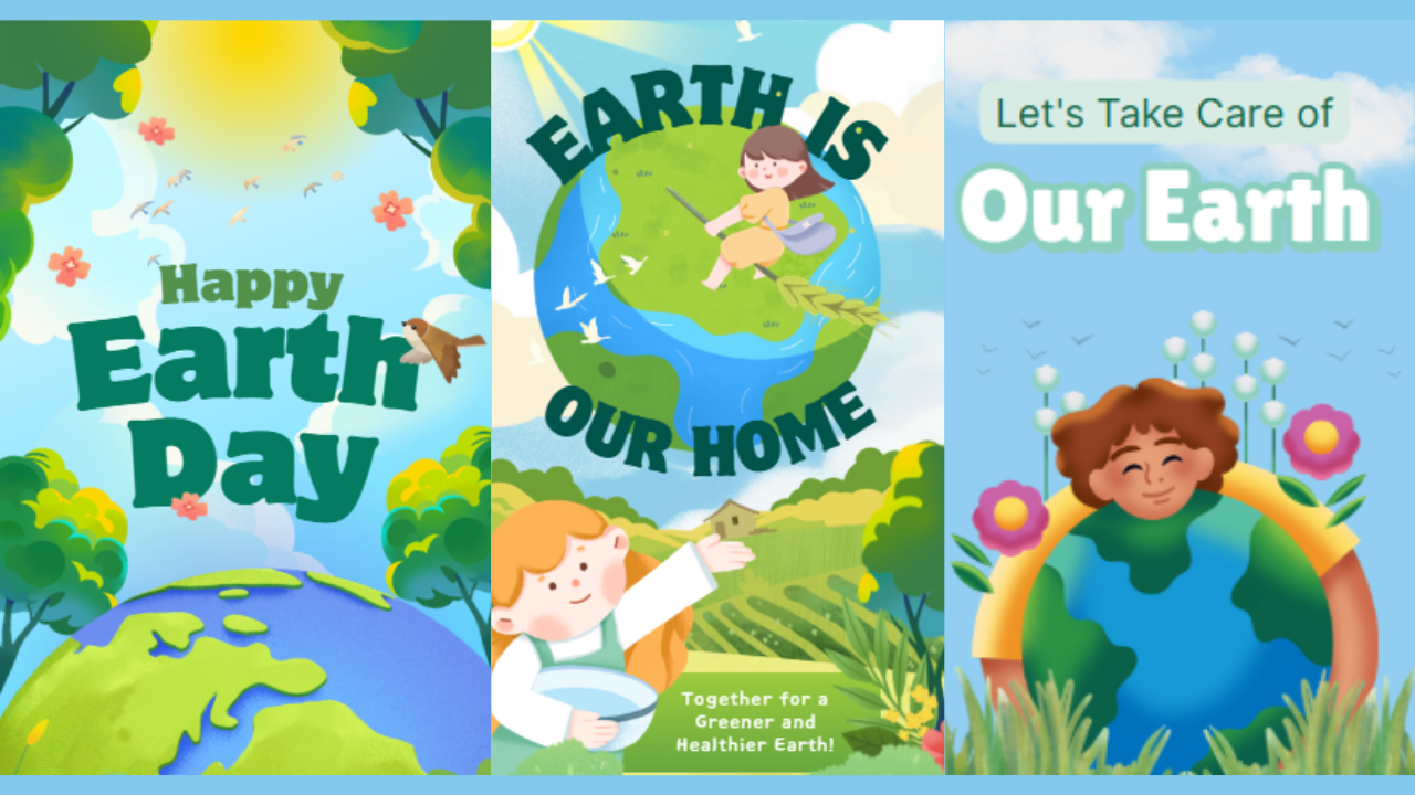 30 Poster Hari Bumi 2026 Gratis dan Siap Unduh, Cocok Dibagikan ke Medsos