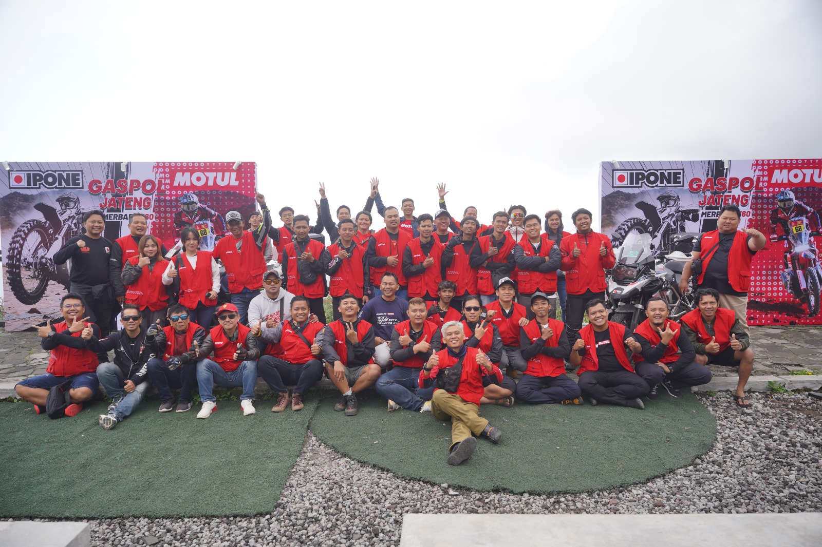 Intip Keseruan Ride Camp Gaspol Jateng DIY- Merbabu Bareng Puluhan Mekanik Motul dan Ipone
