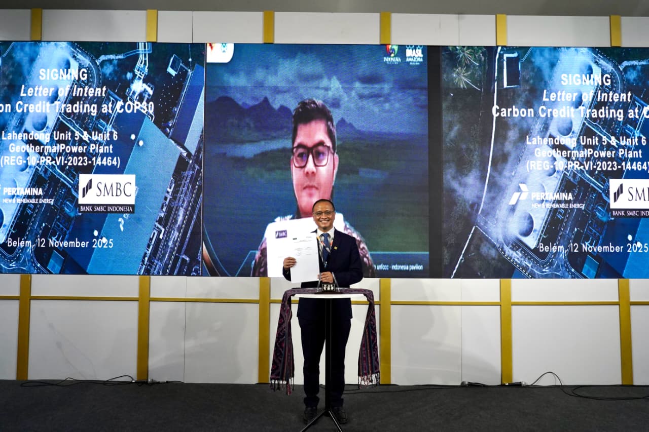 Transaksi Kredit Karbon dari PLTP dan PLTBg Pertamina Capai 37 Ribu Ton C02e di COP30