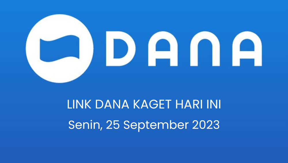 I Love Monday! Segera Klaim Link Saldo DANA Kaget Hari Ini Senin 25 September 2023