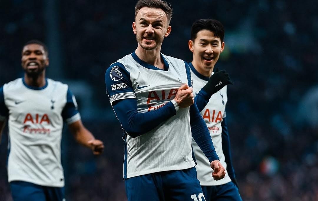 Tottenham vs Man Utd 1-0, James Maddison Jadi Pawang Setan Merah