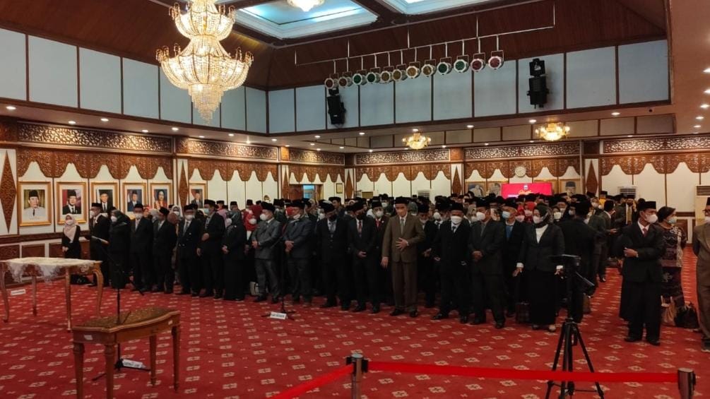 Al Haris Lantik 263 Kepala Sekolah dan Jabatan Lainnya di Pemprov Jambi