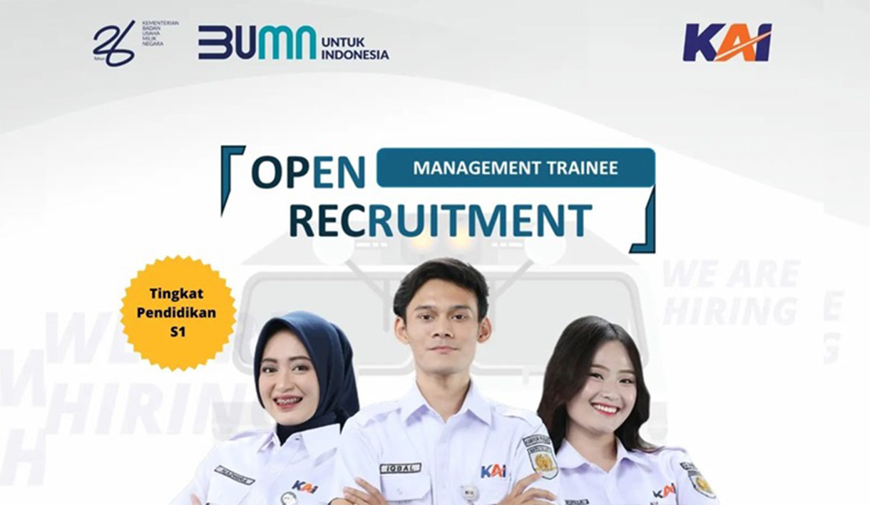 Loker KAI Dibuka Buat Lulusan S1, Berikut Syarat dan Link Pendaftarannya