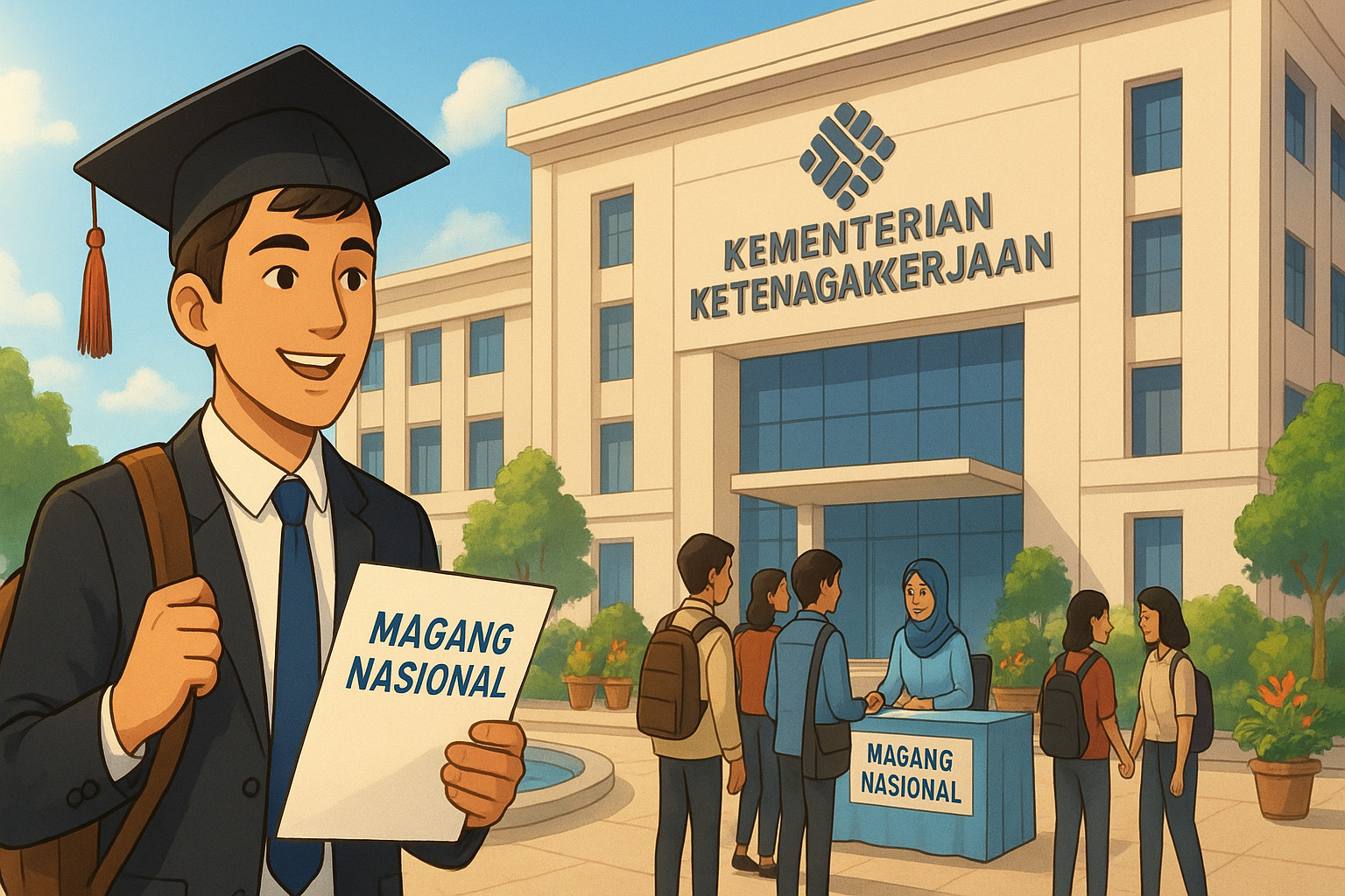 Kemnaker Buka Pendaftaran Program Magang Nasional Jilid 2 dengan Gaji UMR, Cek di Sini!