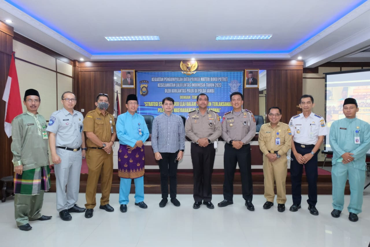 Jasa Raharja Jambi Hadiri Forum Diskusi Pengembangan Materi Buku Potret Keselamatan Lalu Lintas