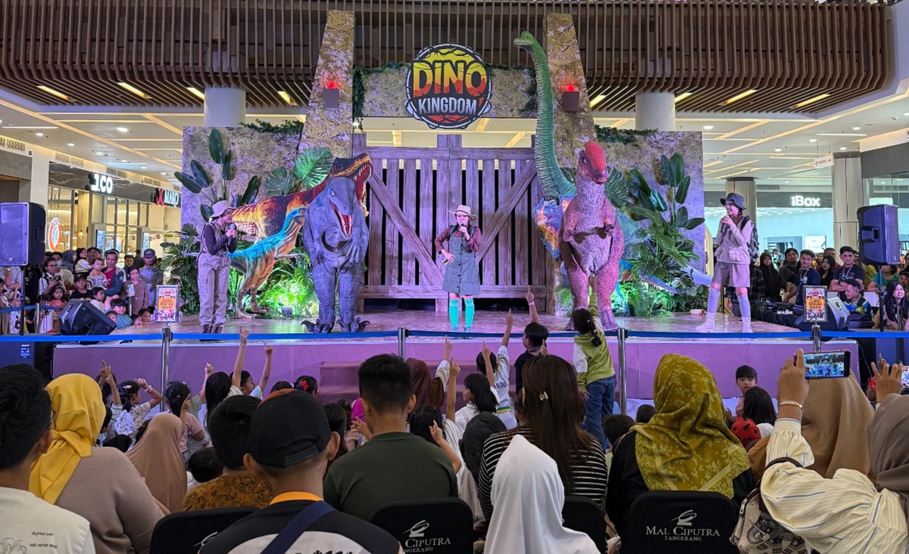 Dino Kingdom di Mal Ciputra Tangerang: Serunya Jelajahi Dunia Dinosaurus!