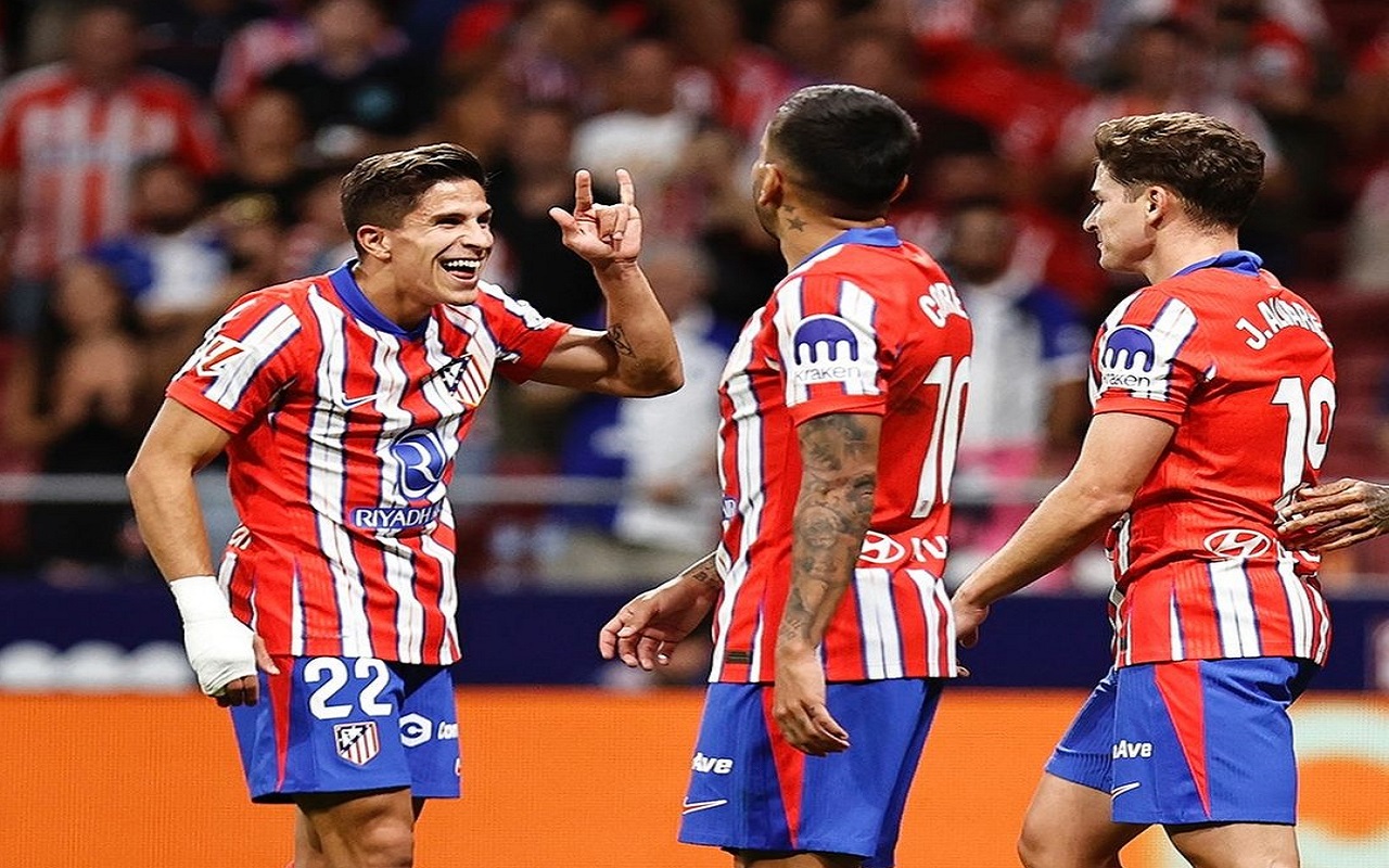 Atletico Madrid Hajar Valencia 3-0, Dua Eks Bintang Premier League Cetak Gol Debut