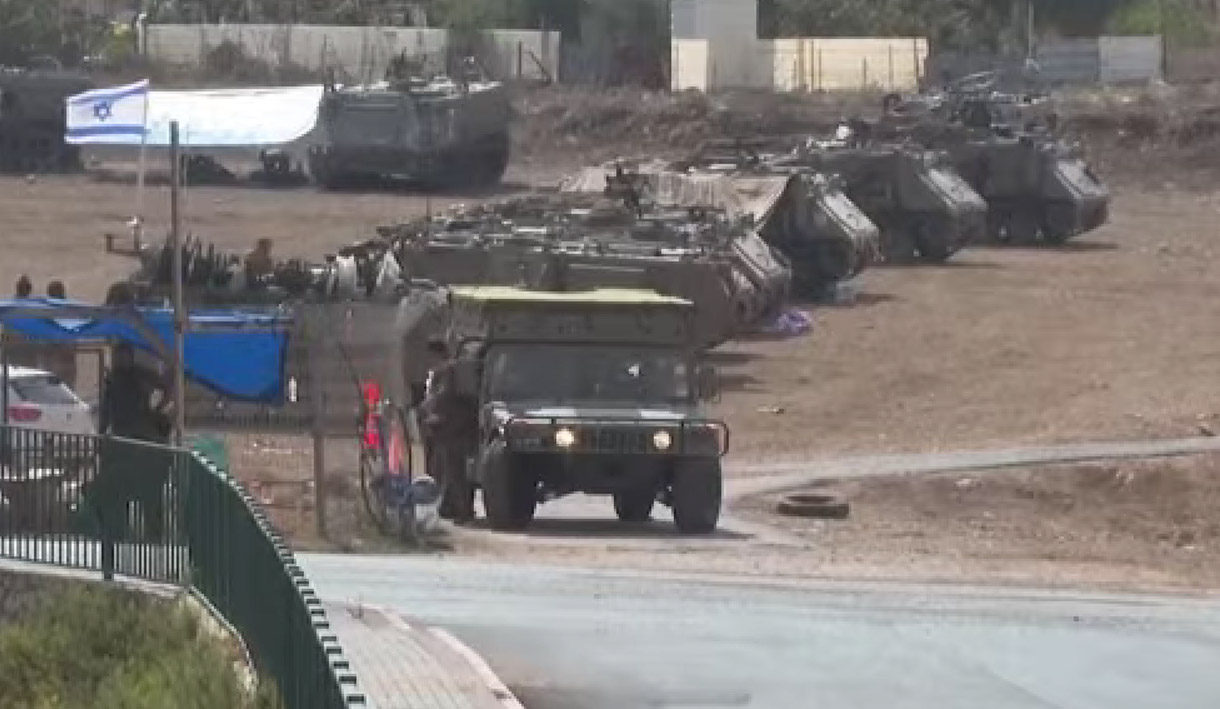 Barisan Tank Israel Bersiap Lakukan Special Operation ke Gaza Setelah Jatuhkan 6.000 Bom