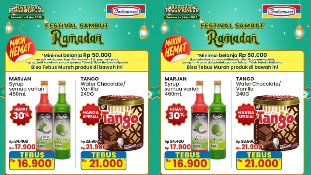 Promo Indomaret Terbaru 2 Maret 2025 Spesial Ramadan, Biskuit Khong Guan Mulai Rp50 Ribuan!