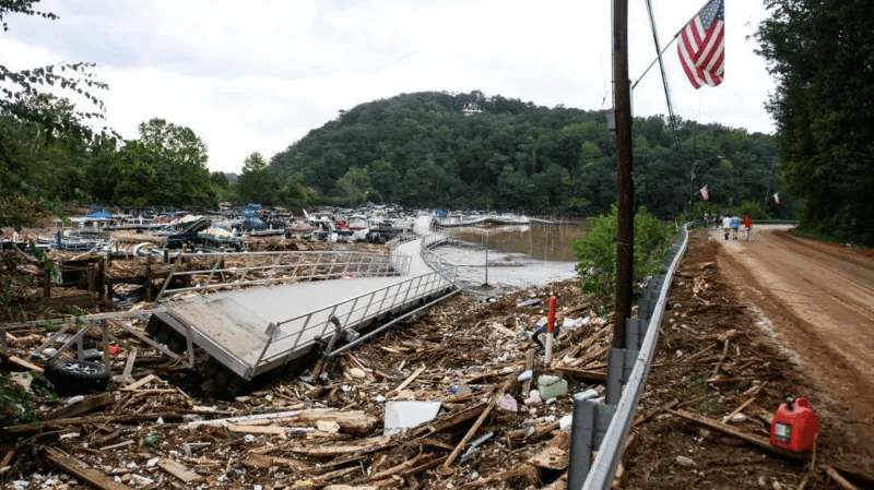 Hampir 100 Orang Masih Hilang di North Carolina Setelah Badai Helene