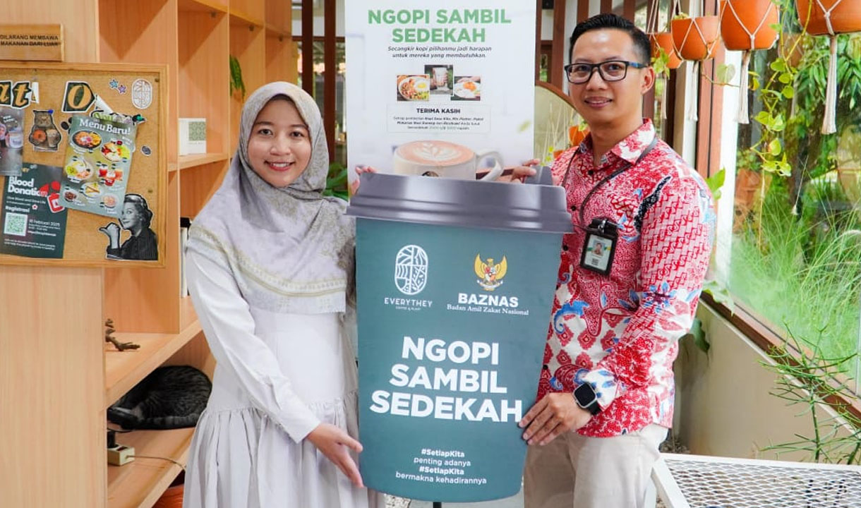 Bantu Sesama, Baznas Bersama EveryThey Coffee and Plant Luncurkan Program Ngopi Sambil Sedekah