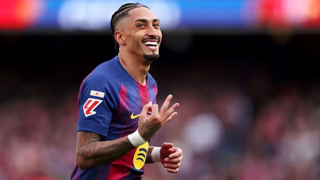 Rating Pemain Barcelona yang Tekuk Sevilla 5-2, Raphinha Bintangnya